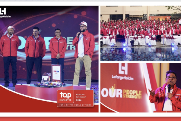 LAFARGEHOLCIM BANGLADESH CERTIFIED AS TOP EMPLOYER FOR 2026