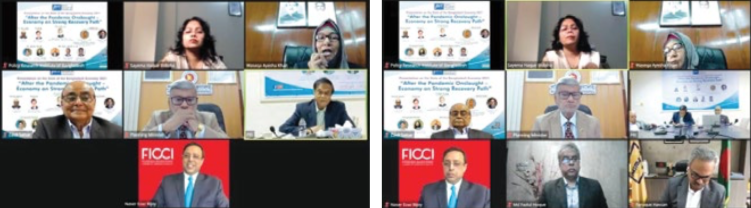FICCI President participated in the PRI Virtual Presentation on the “State of the Bangladesh Economy in 2021” as the Special Guest